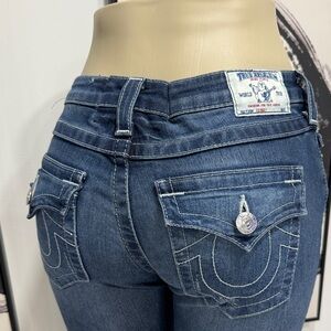 True Religion Women's Dark Blue Skinny Jeans